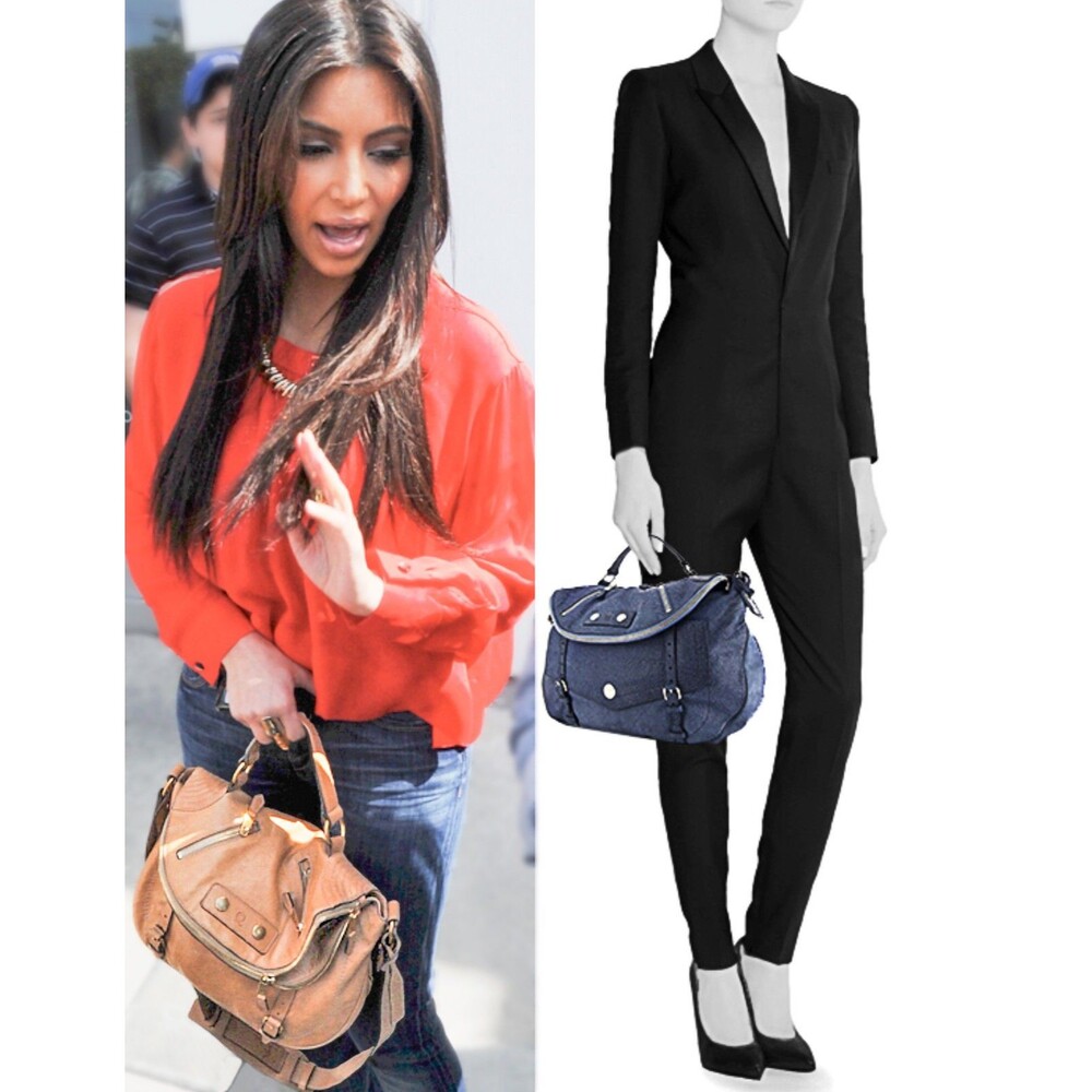 Alexander McQueen Black Leather Faithful Biker Satchel Bag Y2K Rocker Archive